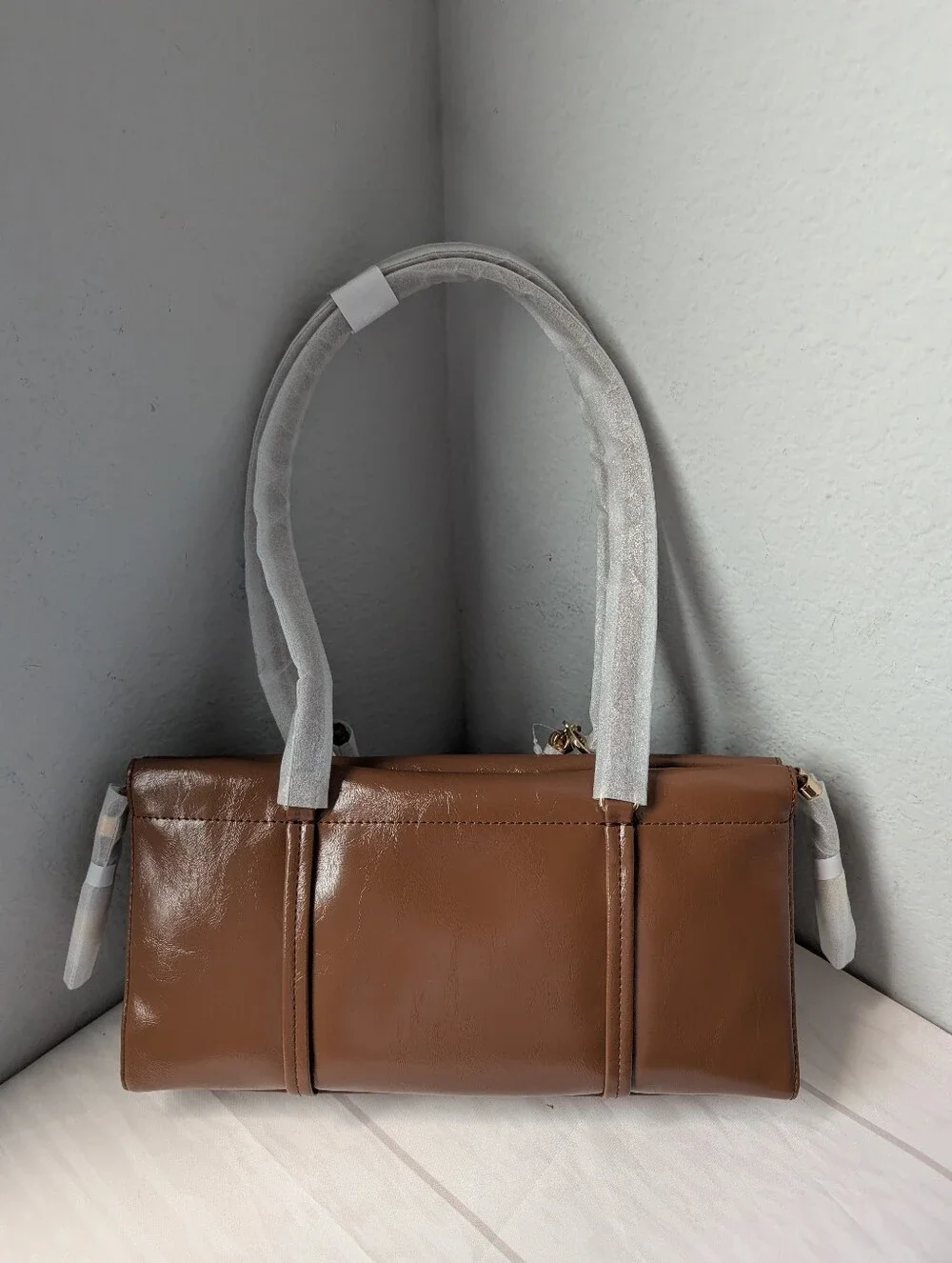 NWT Michael Kors Matilda Small Cinched Shoulder Bag In Luggage